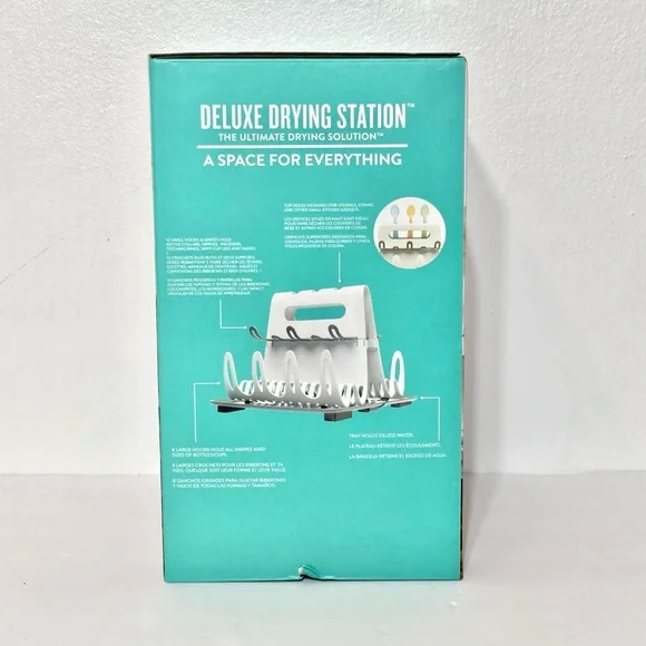 NEW! Prince Lionheart Deluxe Baby Bottle Pacifier Silverware Drying Station Rack - Picture 8 of 10